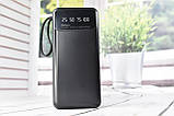 Power Bank Super Charge Павербанк портативний зарядний пристрій 20000mAh Black, фото 4