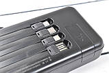 Power Bank Super Charge Павербанк портативний зарядний пристрій 20000mAh Black, фото 10
