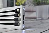 Power Bank Fast Charger Павербанк швидка зарядка 10000 mAh White, фото 7