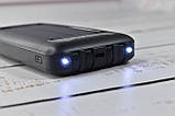 Solar Power Bank Павербанк з сонячною батареєю + ліхтарик 10000 mAh Black, фото 7