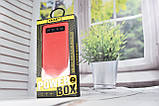 Smart Power Box Павербанк з швидкою зарядкаю + Ліхтарик 10000 mAh Red, фото 8