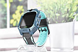 Дитячий Смарт Гостинник Baby watch q19 gps трекер Green, фото 3