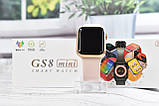 Smart Watch GS 8 mini Смарт годинник 8-го покоління 38мм Gold, фото 3