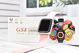 Smart Watch GS 8 mini Смарт годинник 8-го покоління 38мм Pink, фото 3