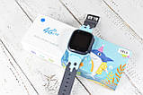 Дитячий смарт-годинок w16 Smart Baby Watch GPS Tracker, SOS, Smart Phone Blue, фото 8