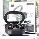Бездротові вакуумні сенсорні навушники E8S Games stereo earphones Black, фото 3