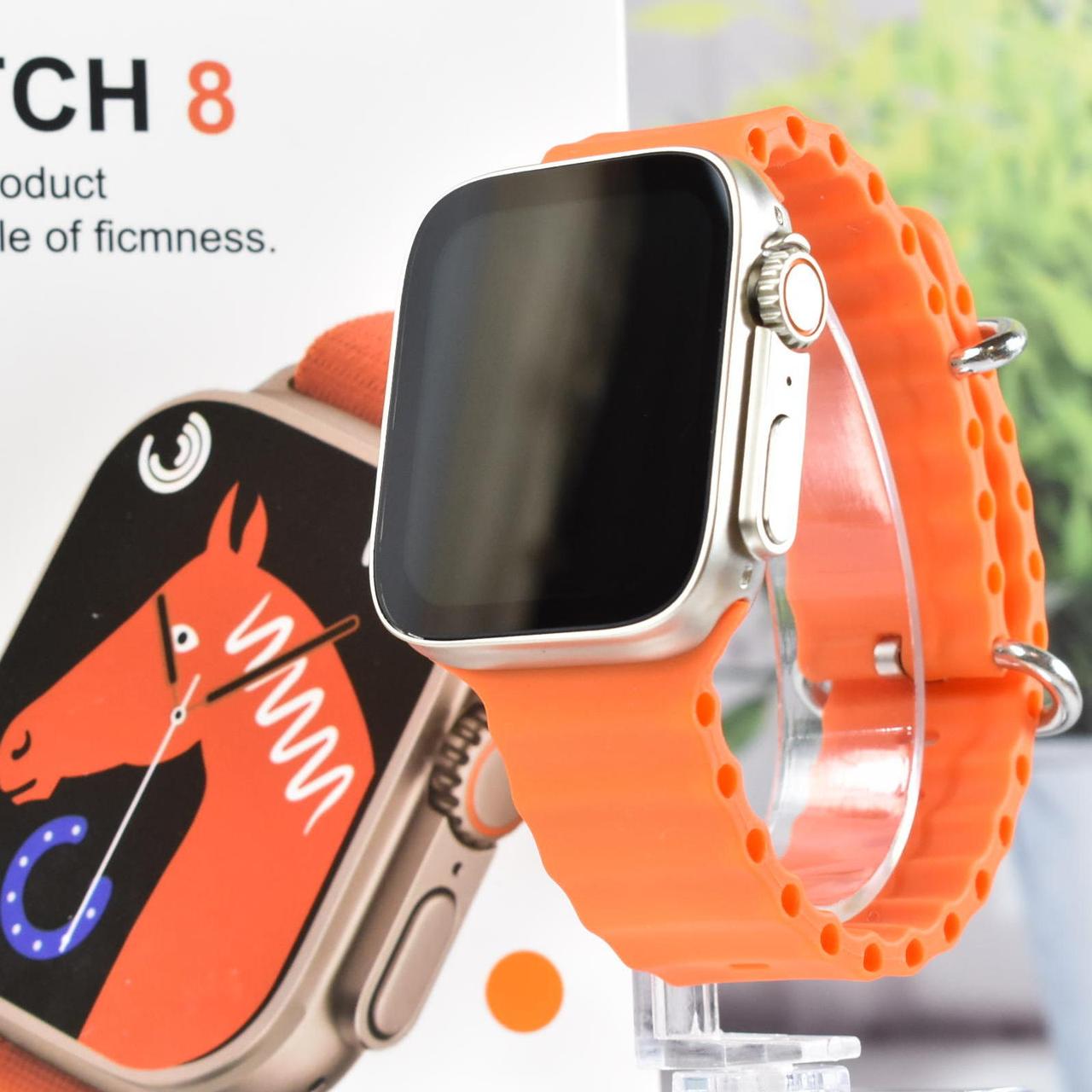 Смарт Годинник GT9 ULTRA 8 Smart watch 45 мм orange