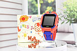 Дитячий Смарт Гомінник Baby watch q19 gps трекер red, фото 4