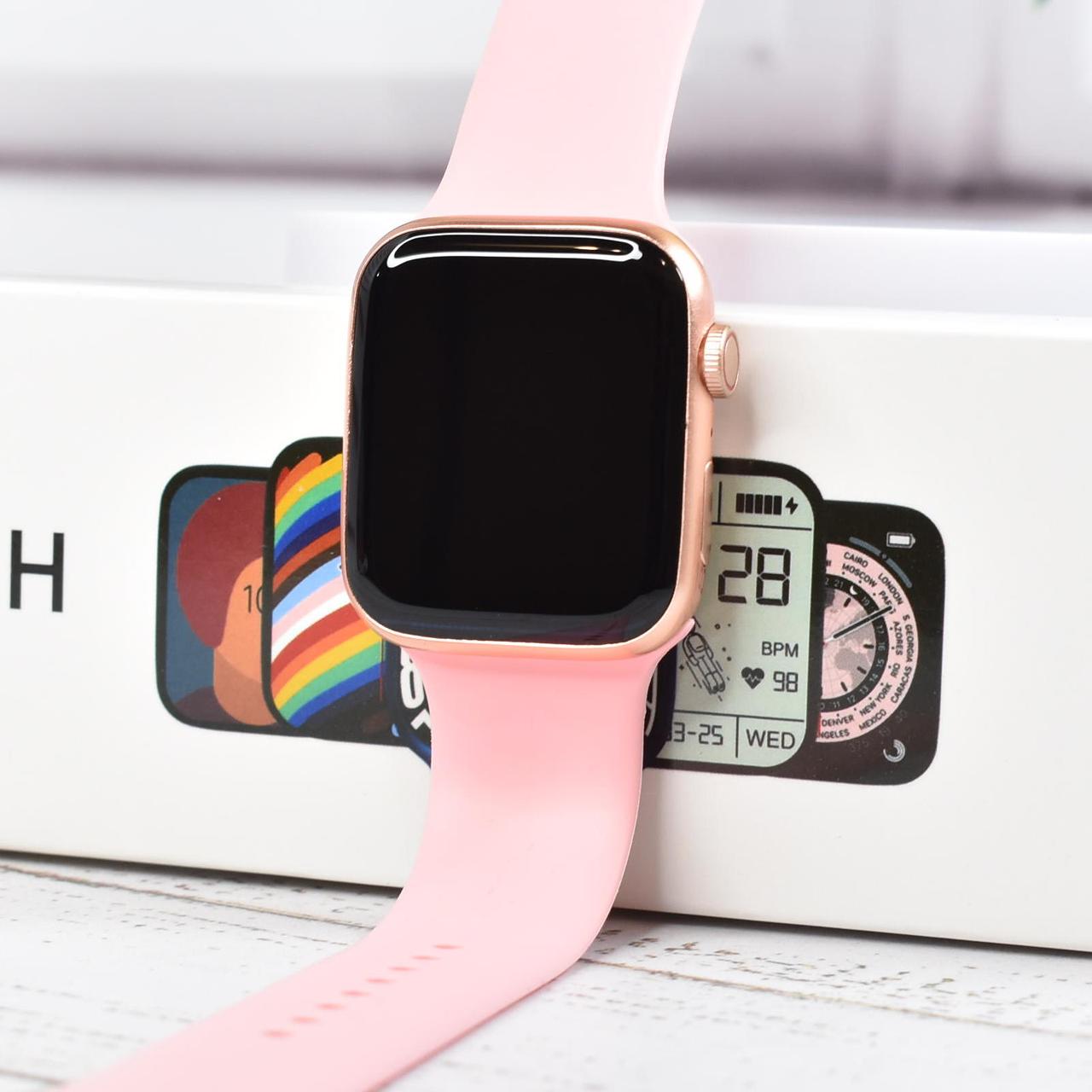Смарт Годинник Т900 Pro Max Smart Watch з голосовим зв'язком Pink