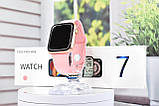 Смарт Годинник Т900 Pro Max Smart Watch з голосовим зв'язком Pink, фото 8