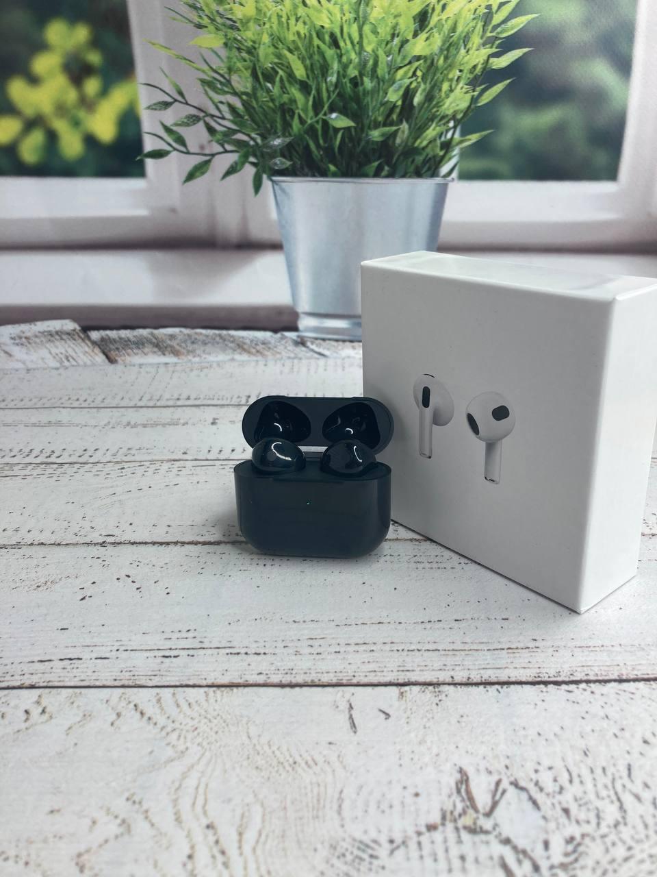 Бездротові  блютуз навушники Air pro 3 Macaroon Black