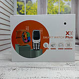 Комплект X8Plus Smart Watch Ultra 2 + Air pro + Павербанк + Телефон Black, фото 7
