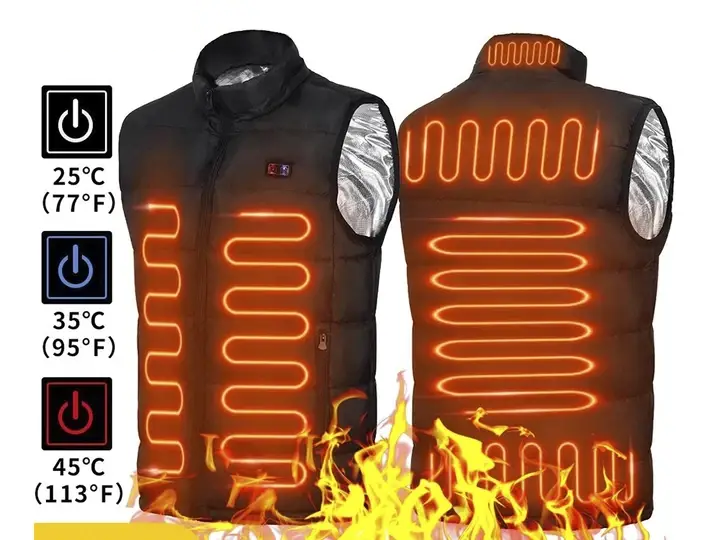 Жилетка від повербанка, Безрукавка з підігрівом 3 режими розмір 4XL