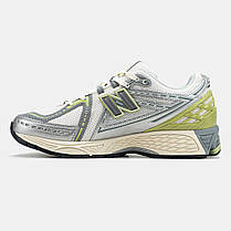 Кросівки New Balance 1906R White Silver Green / Нью Беланс 1906Р Білі з Сріблястим та Салатовим, фото 4