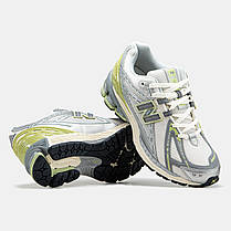 Кросівки New Balance 1906R White Silver Green / Нью Беланс 1906Р Білі з Сріблястим та Салатовим, фото 6