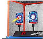 Іграшкова Автоматична Мішень Дитяча на Три Цілі Електронна з Автоповерненням Мішеней та Таблом для Рахунку з Сіткою та Звуковими, фото 4