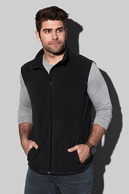 Чоловічий теплий жилет ACTIVE FLEECE VEST чорний