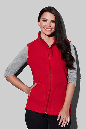 Жіночий теплий жилет ACTIVE FLEECE VEST червоний, фото 1