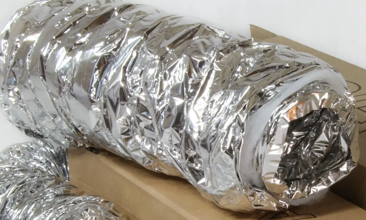 Повітропровід ізольований  ∅125 (*5) / 7,6 метра на сінтепоне