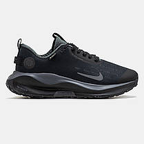 Зимові Чоловічі Кросівки Nike React X Infinity Run 4 Gore-Tex / Найк Реакт Х Інфініті Ран 4 Гор Текс Чорні, фото 2