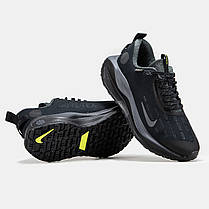 Зимові Чоловічі Кросівки Nike React X Infinity Run 4 Gore-Tex / Найк Реакт Х Інфініті Ран 4 Гор Текс Чорні, фото 5