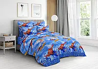 Дитяча постільна білизна полуторна Людина-павук 145х215 см Бязь Голд Тіротекс