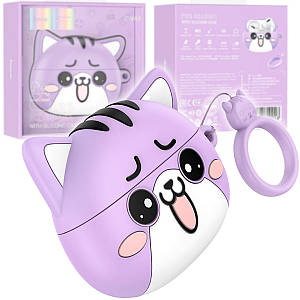 Бездротові Bluetooth навушники AirPods Hoco EW48 Бездротові дитячі блютуз навушники гарнітура, фіолетові