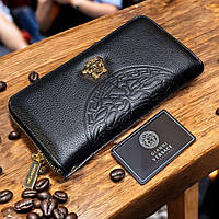 Брендове портмоне клатч Versace CK8289 чорний