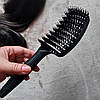 Гребінець щітка масажний продувний з щетиною для волосся Cien Beauty (Німеччина), фото 2