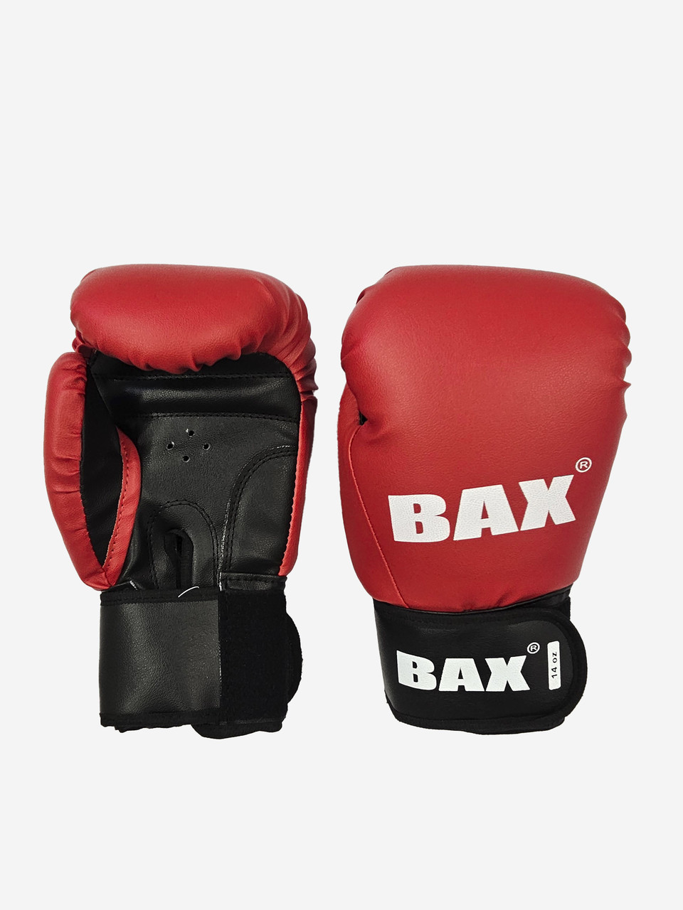 Боксерські рукавички Bax червоні 10 Oz, фото 1