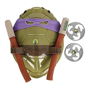 Бойовий набір Черепашки Ніндзя Донателло: маска, панцир, 2 сюрікена, жердина Бо