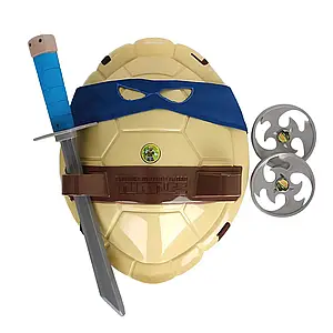 Бойовий набір Черепашки Ніндзя Леонардо: маска, панцир, 2 сюрікена, меч