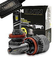 Лампи H11 Led у протівотуманки Kelvin 35W Kseries автолампи 8000Lm 6000K