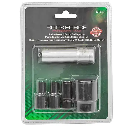 Головки для ремонту ТНВД в комплекті ROCKFORCE RF-401515, фото 1