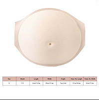 Великий паралоновий накладний живіт вагітність. Накладний живіт для імітації вагітності