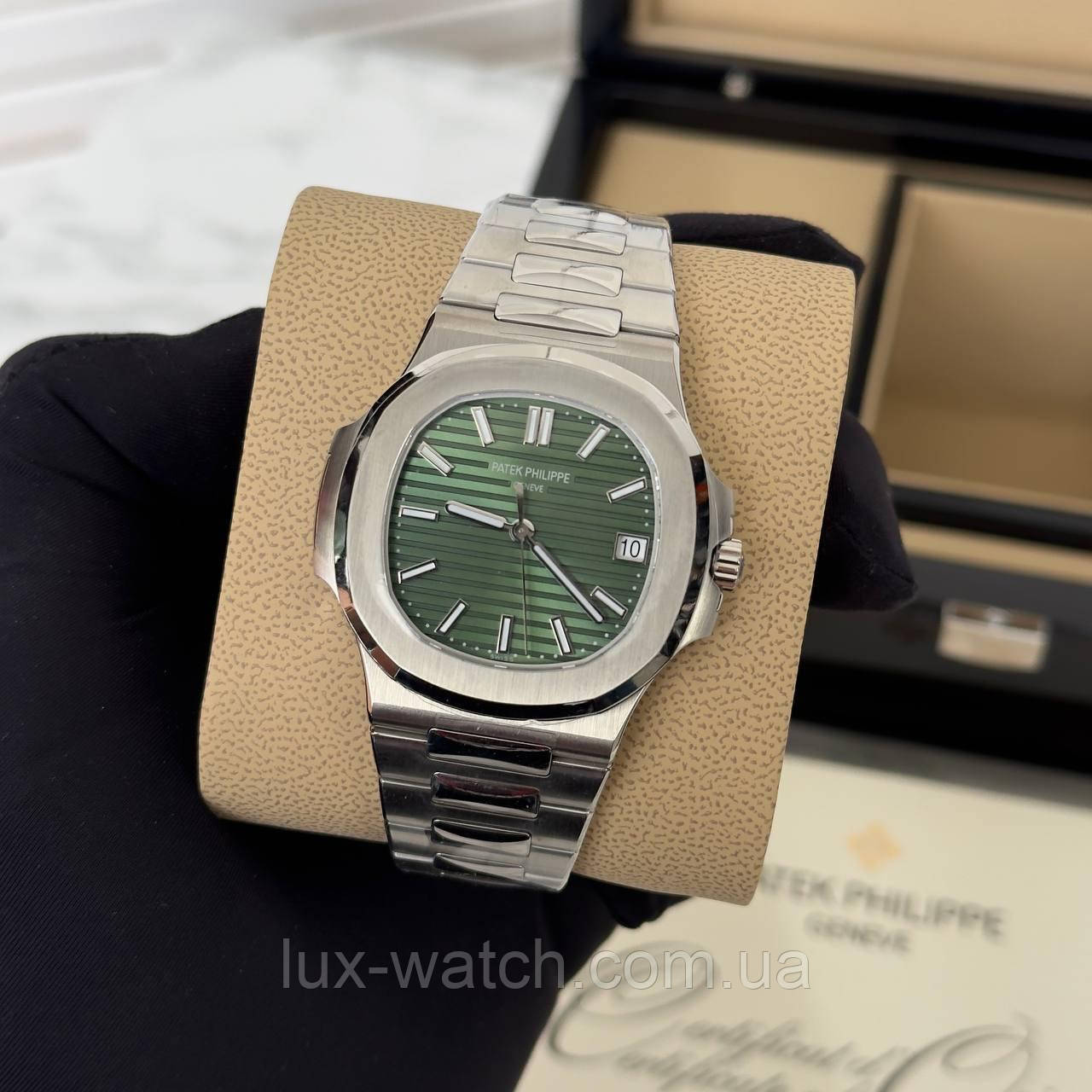 Годинник чоловічі Patek Philippe Nautilus LUX, фото 1