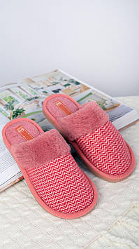 Капці жіночі кімнатні коралові код Тп170