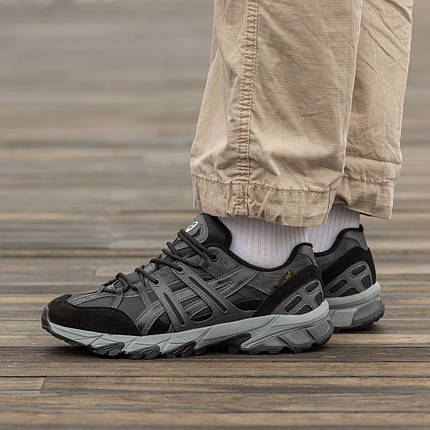 Зимові Чоловічі Кросівки Asics Gel-Sonoma 15-50 Gore-Tex Grey / Асікс Гел-Сонома 15-50 Гор Текс Темно Сірі, фото 1