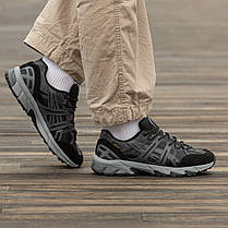 Зимові Чоловічі Кросівки Asics Gel-Sonoma 15-50 Gore-Tex Grey / Асікс Гел-Сонома 15-50 Гор Текс Темно Сірі, фото 6