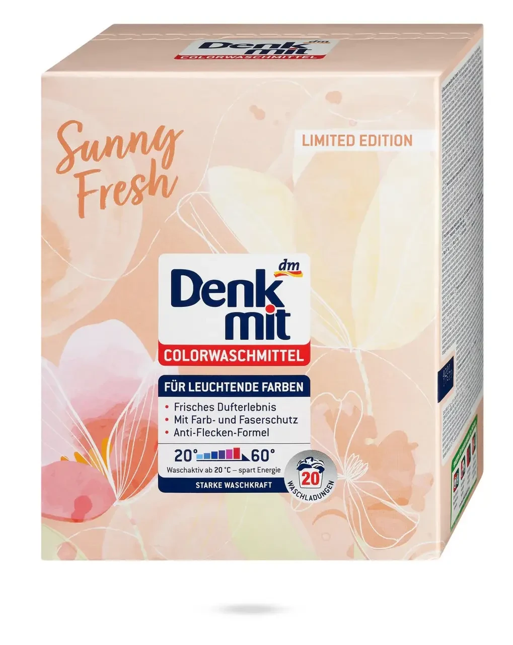 Пральний порошок для кольорової білизни Denkmit Sunny Fresh 1.3 кг