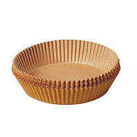 Формы одноразовые пергаментные для выпекания в мультипечи и аэрофритюре диаметр дна 16 см, 100 штук, круглые