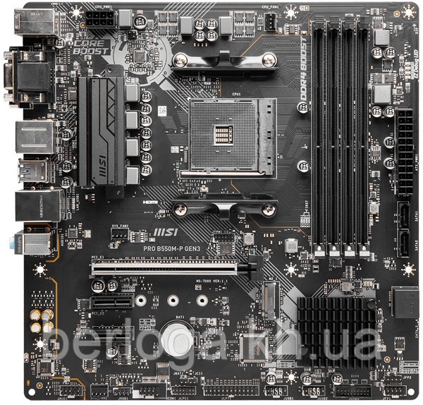 Материнська плата MSI PRO B550M-P GEN3