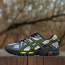 Зимові Чоловічі Кросівки Asics Gel-Kahana 8 Gore-Tex Grey Green / Асікс Гел-Кахана 8 Гор Текс Сірі із Зеленим, фото 5