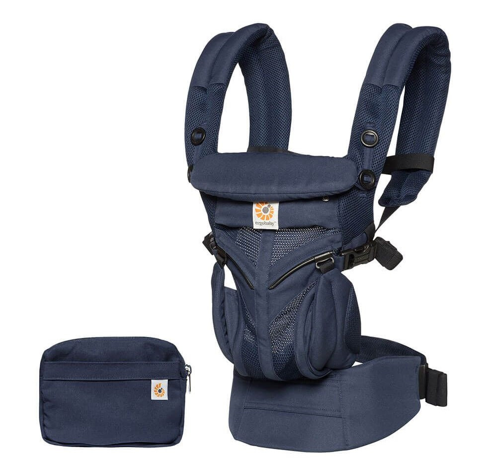 Рюкзак-переноска Ergobaby Omni 360 Baby Carrier All-In-One Cool Air Mesh з народження Midnight Blue