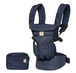 Рюкзак-переноска Ergobaby Omni 360 Baby Carrier All-In-One Cool Air Mesh з народження Midnight Blue