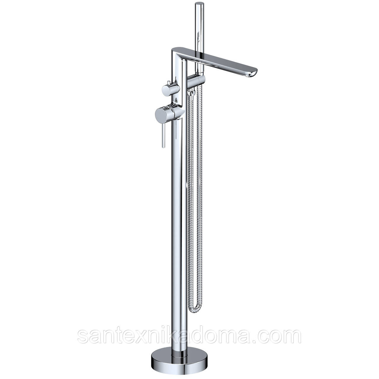 Змішувач для ванни TOPAZ LOFT TLF 32113-H39-C підлоговий монтаж латунь