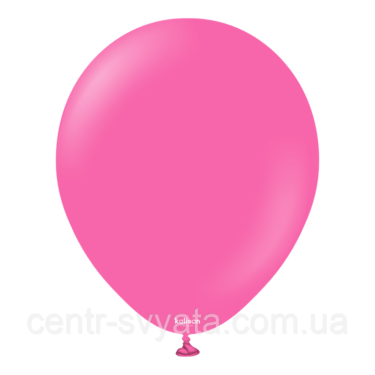 Латексна кулька Kalisan 12"(30 см) Standard Fuchsia | Пастель фуксія