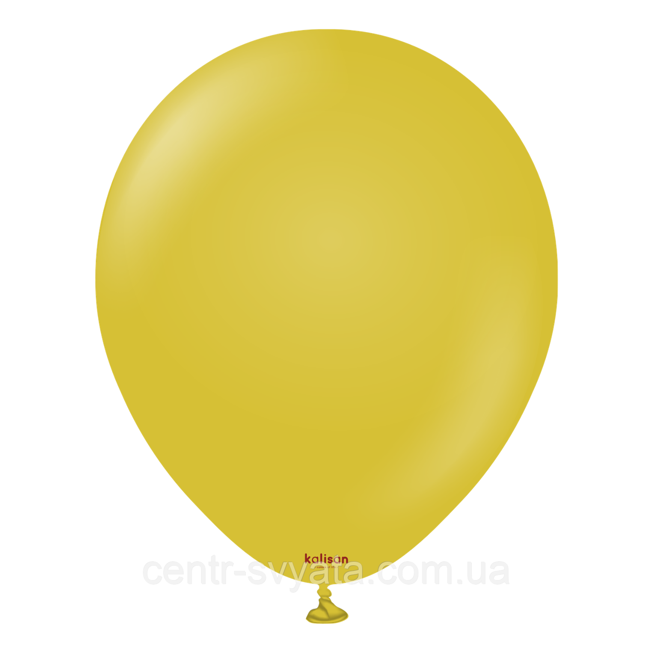 Латексна кулька Kalisan 12"(30 см) Retro Mustard | Ретро гірчичний