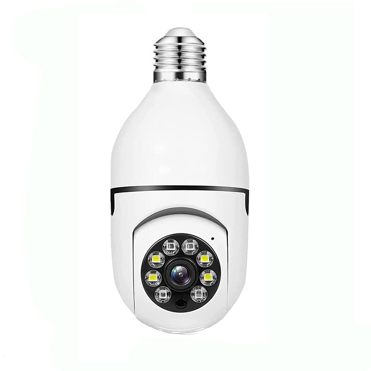 Бездротова поворотна Wi-Fi камера IPC-V380-E27 з датчиком руху та нічним баченням, камера в цоколь E27