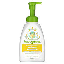 Шампунь і гель для душу BabyGanics "Shampoo + Body Wash" дитячий з ромашкою і вербеною (473 мл)
